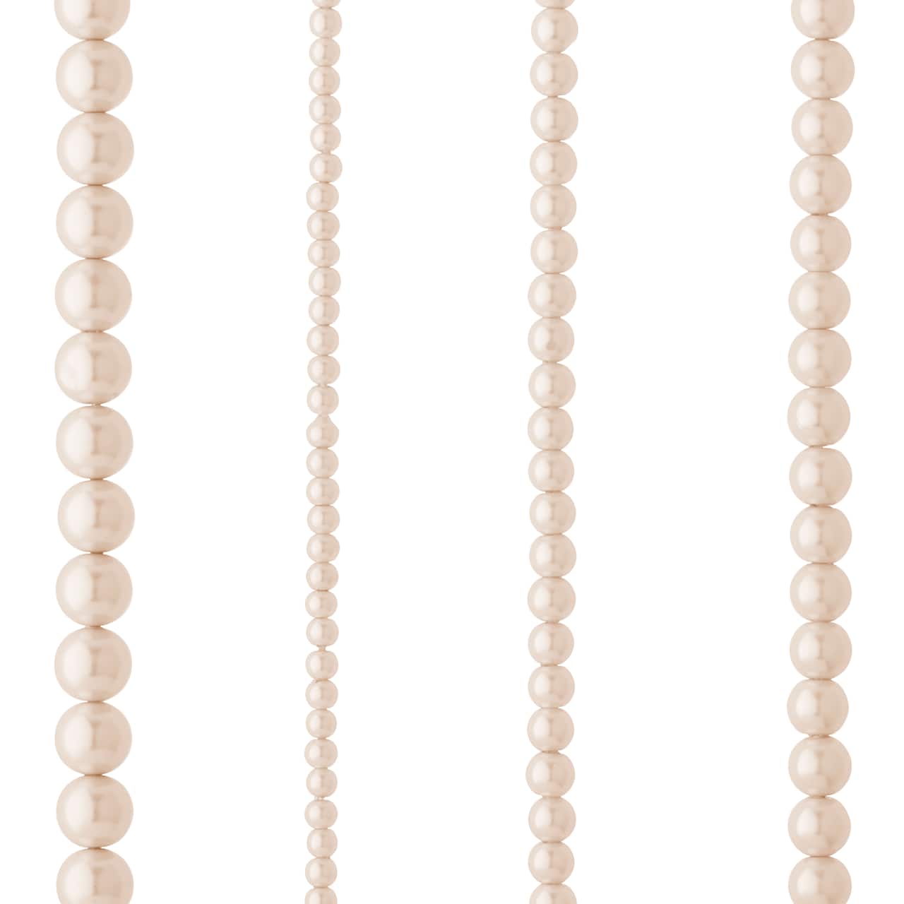 12 Pack: Light Pink Glass Pearl Round Beads by Bead Landing™